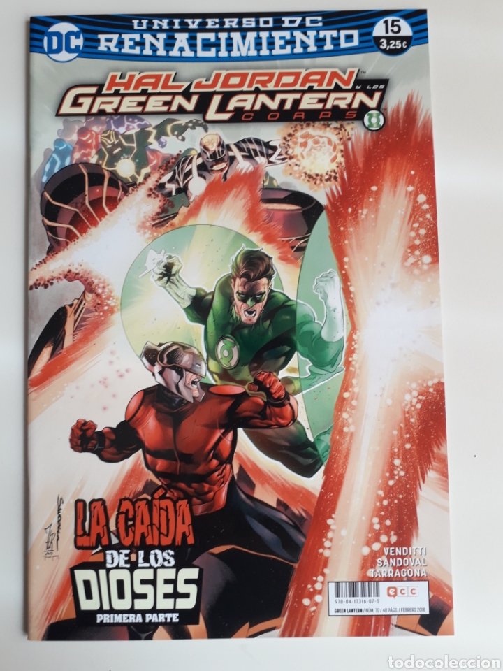 C&oacute;mics: Hal Jordan y los Green Lantern Corps num 15. Ed ecc. Excelente estado - Foto 1