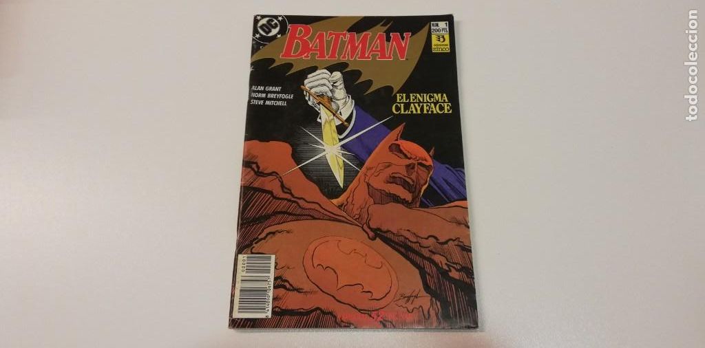 C&oacute;mics: V- BARMAN EL ENIGMA CLAYFACE N1 - DC EDICIONES ZINCO - Foto 1