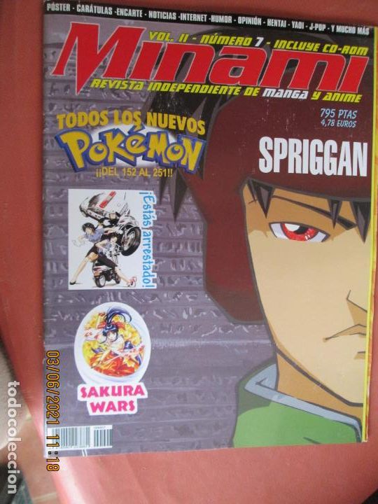 C&oacute;mics: MINAMI N&ordm; 7 REVISTA DEDICADA AL MUNDO DEL MANGA Y ANIME - CON POSTER- SPRIGGAN