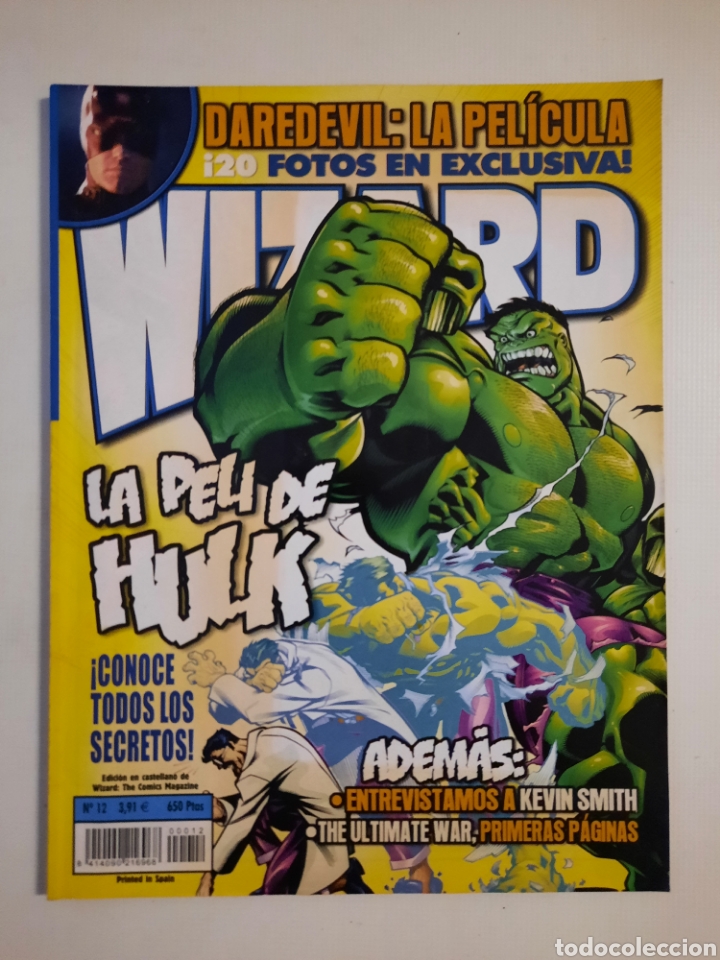 C&oacute;mics: WIZARD REVISTA 12 - PORTADA HULK - Foto 1