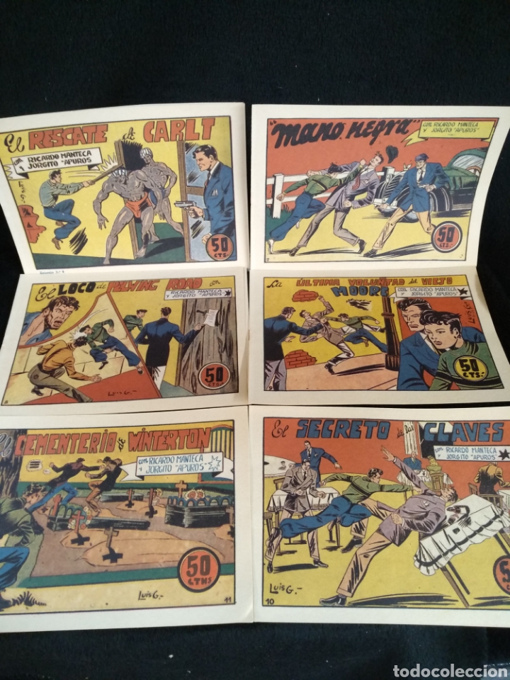 C&oacute;mics: Ricardo Manteca y Jorgito Apuros, colecci&oacute;n completa 11 n&uacute;meros - Foto 4