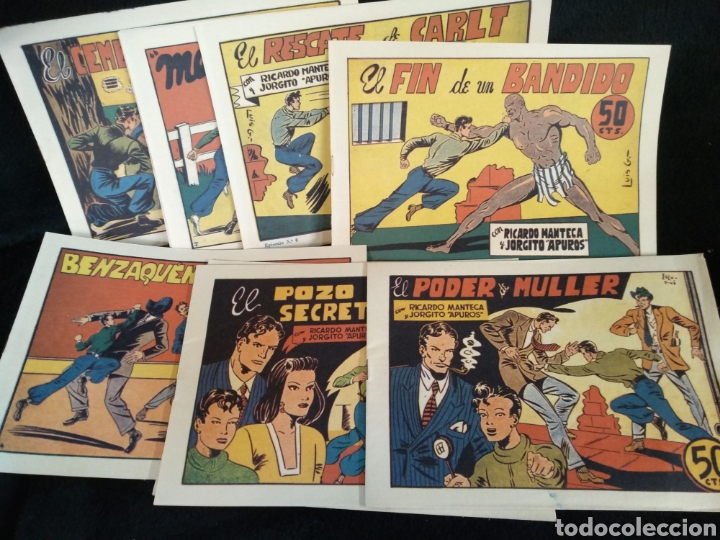 C&oacute;mics: Ricardo Manteca y Jorgito Apuros, colecci&oacute;n completa 11 n&uacute;meros - Foto 1