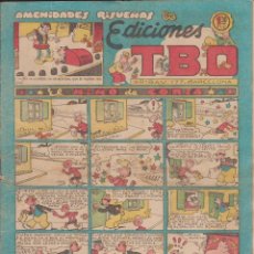 Cómics: COMIC AMENIDADES RISUEÑAS DE EDICIONES T.B.O. ( ORIGINAL DE 1,30 PTAS ). Lote 247004235