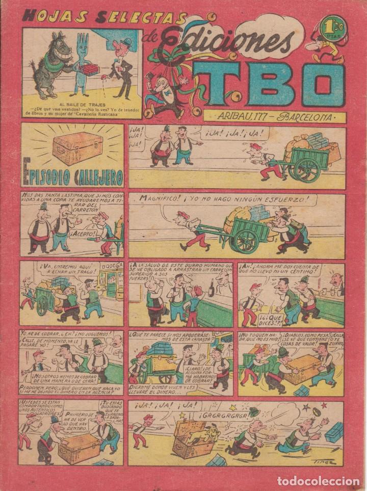 C&oacute;mics: COMIC HOJAS SELECTAS DE EDICIONES T.B.O. ( ORIGINAL DE 1,30 PTAS ) - Foto 1