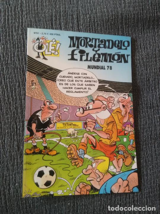 C&oacute;mics: N&ordm; 61 COMIC OL&Eacute; MORTADELO Y FILEM&Oacute;N MUNDIAL 78 - Foto 1