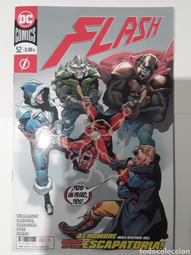C&oacute;mics: Flash 66 / 52 (grapa) - Williamson, Sandoval, Tarragona, Duce - ECC c&oacute;mics - Foto 1