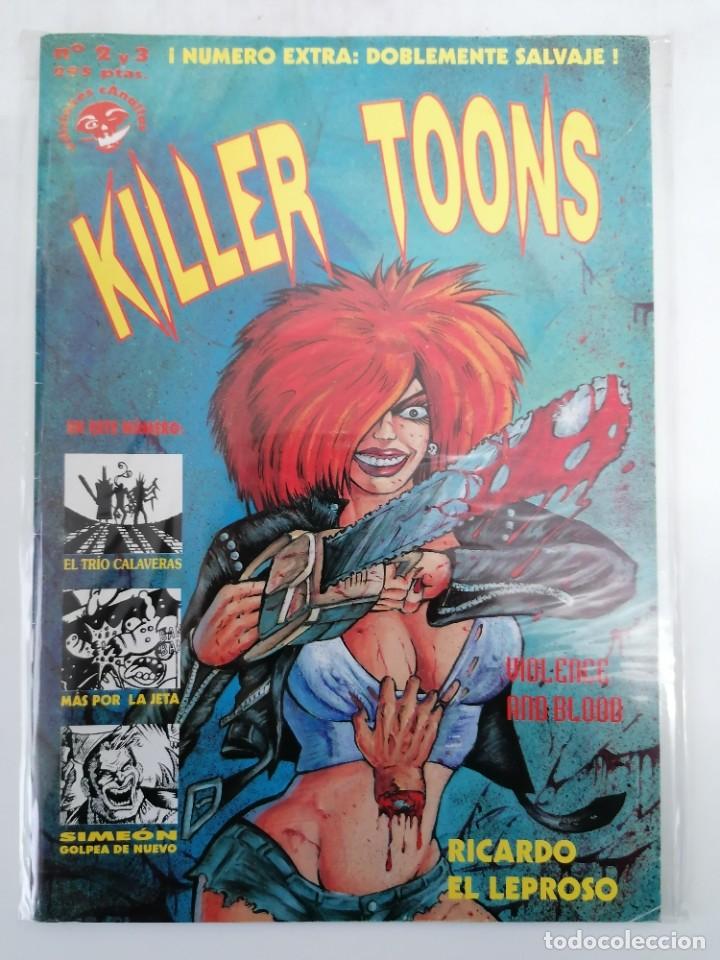 C&oacute;mics: KILLER TOONS - NUMERO EXTRA DOBLE CON N&ordm; 2 Y 3 - PRIMERA VERSION 1996 - EDICIONES CANALLAS - DIFICIL - Foto 1