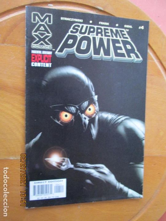 C&oacute;mics: SUPREME POWER N&ordm; 4 MAX COMICS - FRANK -SIBAL - Foto 1