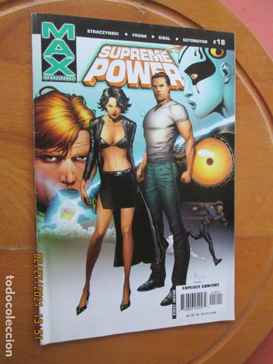 C&oacute;mics: SUPREME POWER N&ordm; 18 MAX COMICS - FRANK -SIBAL - Foto 1