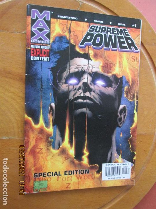 C&oacute;mics: SUPREME POWER N&ordm; 1 MAX COMICS - FRANK -SIBAL - Foto 1