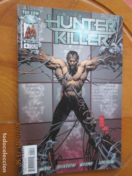 C&oacute;mics: HUNTER KILLER N&ordm; 4 COMIC - TOP COW - WAID - SILVESTRI - WEEMS - Foto 1