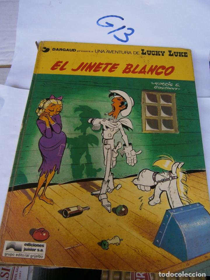 C&oacute;mics: ANTIGUO COMIC - LAS AVENTURAS DE LUCKY LUKE - EL JINETE BLANCO - Foto 1