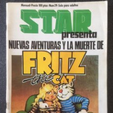 Cómics: REVISTA STAR Nº 29 - FRITZ THE CAT - 1ª EDICIÓN - PRODUCCIONES EDITORIALES - 1977 - ¡BUEN ESTADO!. Lote 251314775