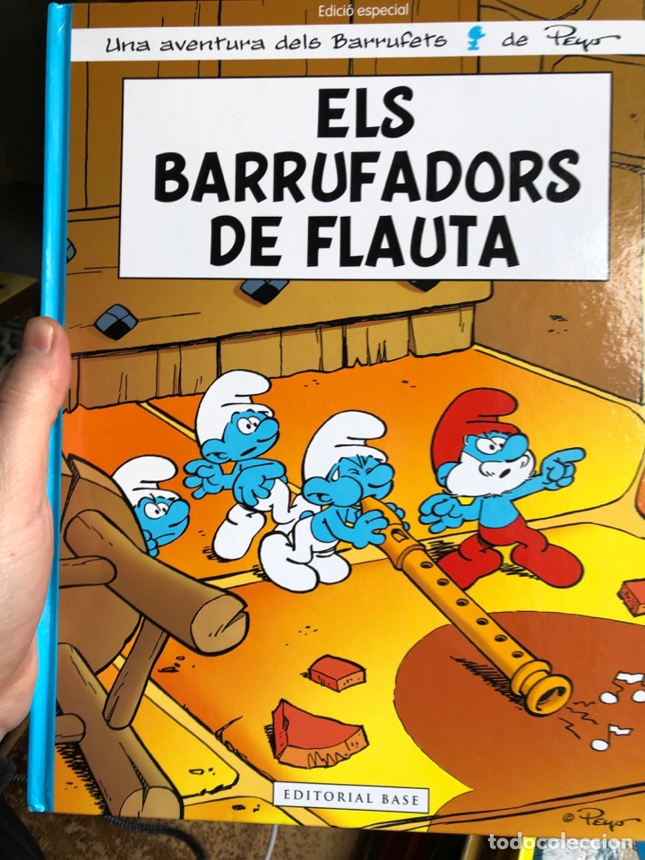 C&oacute;mics: comic6 Els barrufadors de flauta - base - peyo - los pitufos - Foto 1