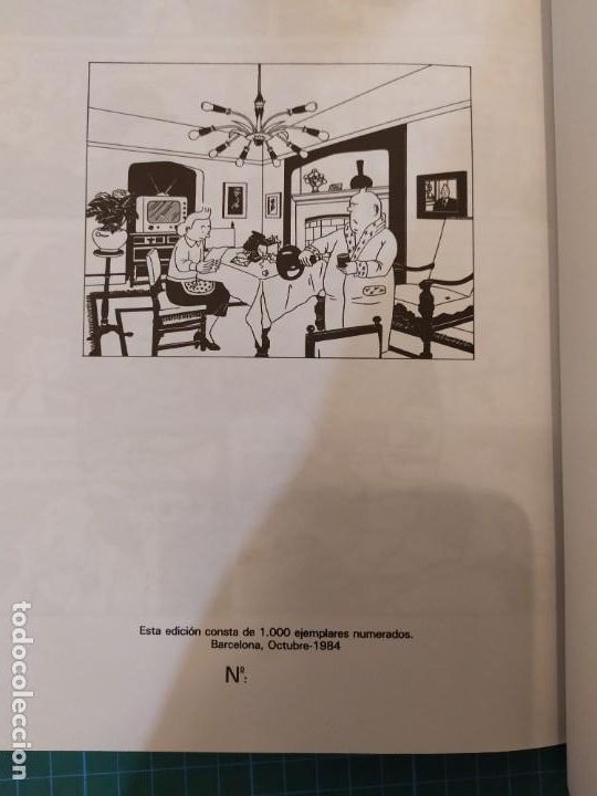 C&oacute;mics: TINTIN EN SUIZA CALLICO. 1984 ED. NUMERADA 1000 EJEMPLARES - Foto 3