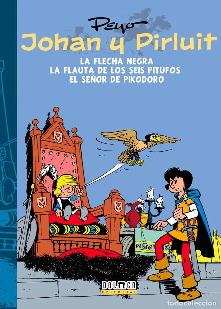 C&oacute;mics: JOHAN Y PIRLUIT INTEGRAL N&ordm; 3 (PEYO) DOLMEN - IMPECABLE - Foto 1