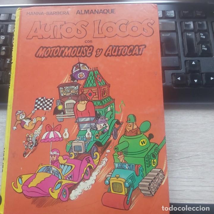 C&oacute;mics: ALMANAQUE AUTOS LOCOS CON MOTORMOUSE Y AUTOCAT HANNA-BARBERA GASTOS DE ENVIO GRATIS