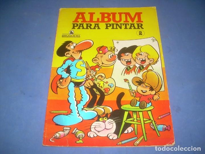 Cómics: ALBUM PARA PINTAR 2, BRUGUERA 1985 SUPERLOPEZ SUPER LOPEZ PULGARCITO JAN + REGALOS ver
