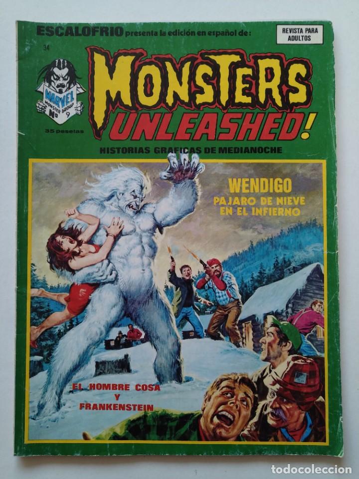 C&oacute;mics: COMIC ORIGINAL - MONSTERS UNLEASHED! - N&ordm; 34 - VERTICE - A&Ntilde;O 1973 ...L3730 - Foto 1