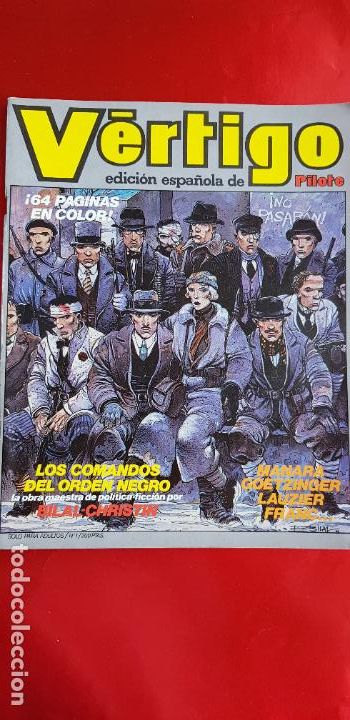 C&oacute;mics: C&Oacute;MIC-V&Eacute;RTIGO.LOS COMANDOS DEL ORDEN NEGRO-PILOTE-BUEN ESTADO - Foto 9