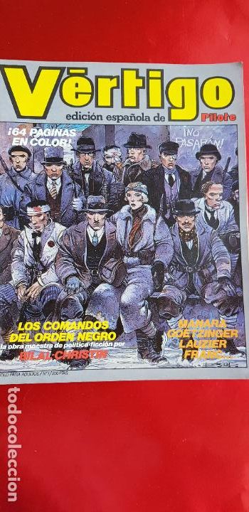 C&oacute;mics: C&Oacute;MIC-V&Eacute;RTIGO.LOS COMANDOS DEL ORDEN NEGRO-PILOTE-BUEN ESTADO - Foto 1