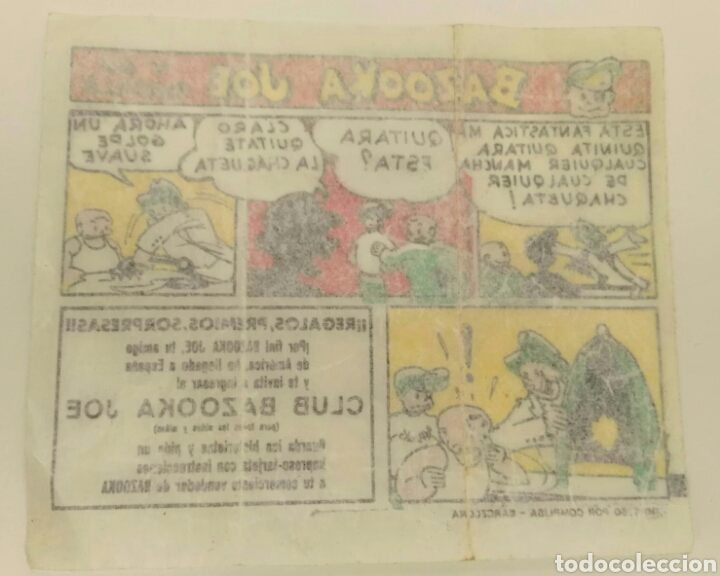 C&oacute;mics: Bazooka Joe y su pandilla.Envoltorio chicle - Foto 2