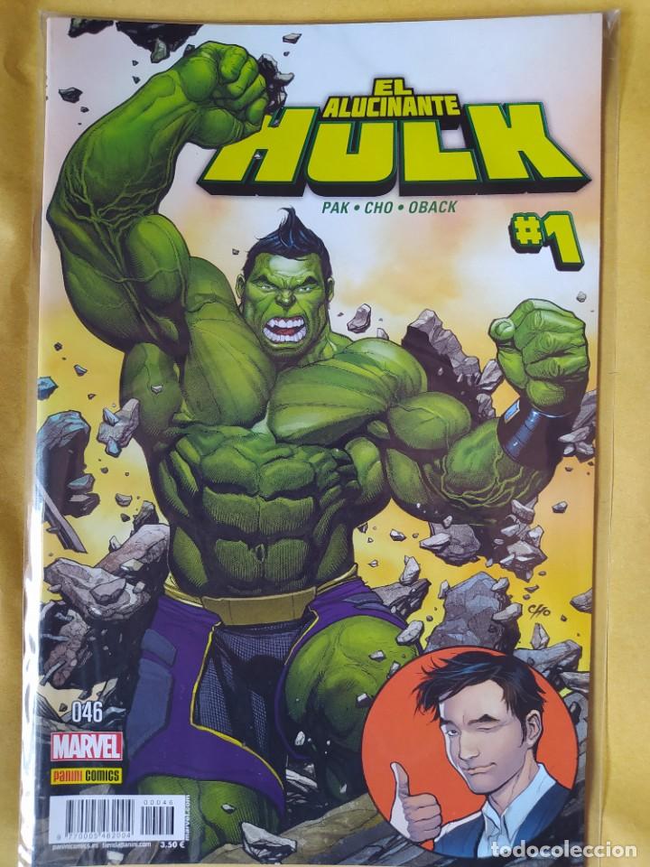 C&oacute;mics: EL ALUCINANTE HULK #1-NUEVO- PANINI MARVEL-BOLSA &BACKBOARD - Foto 1
