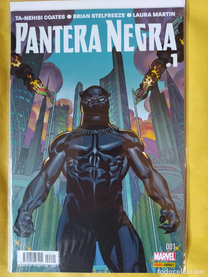 C&oacute;mics: PANTERA NEGRA #1-DESCATALOGADO-NUEVO- PANINI MARVEL-BOLSA &BACKBOARD - Foto 1