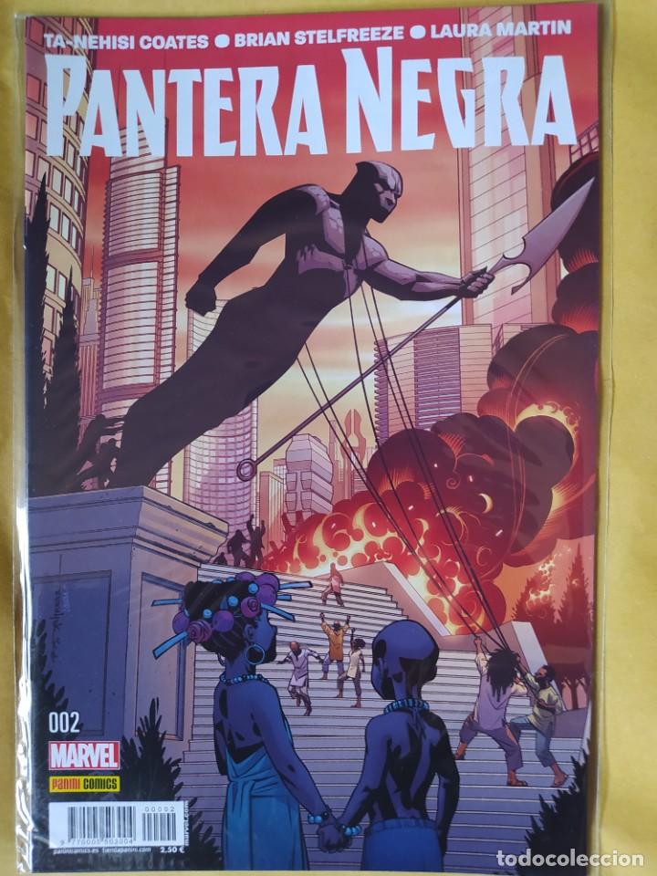 C&oacute;mics: PANTERA NEGRA #2-DESCATALOGADO-NUEVO- PANINI MARVEL-BOLSA &BACKBOARD - Foto 1