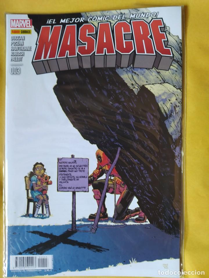 C&oacute;mics: MASACRE #3-DESCATALOGADO-NUEVO- PANINI MARVEL-BOLSA &BACKBOARD - Foto 1