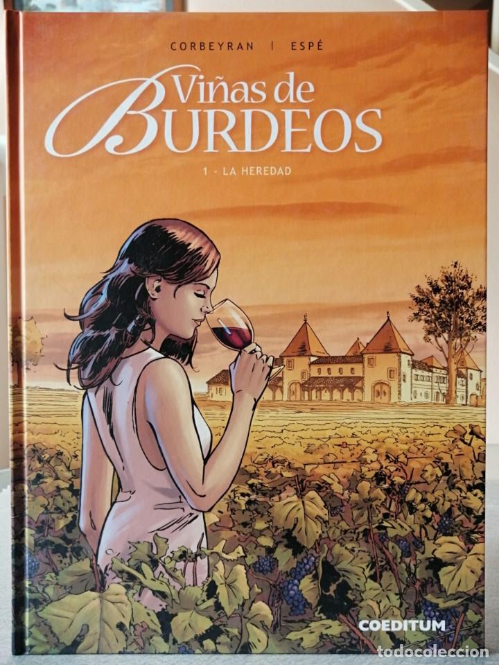 C&oacute;mics: VI&Ntilde;AS DE BURDEOS (1 Y 2 COMPLETA) COEDITUM 2015 EXCELENTE ESTADO - Foto 3