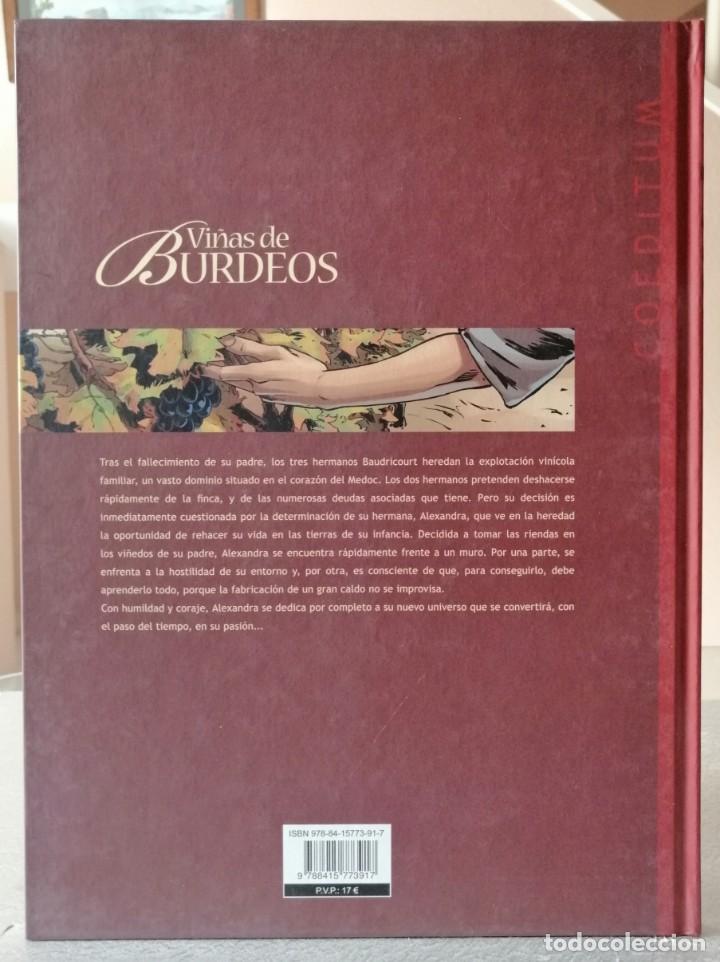 C&oacute;mics: VI&Ntilde;AS DE BURDEOS (1 Y 2 COMPLETA) COEDITUM 2015 EXCELENTE ESTADO - Foto 4
