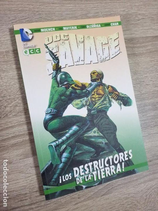 C&oacute;mics: DOC SAVAGE &iexcl; LOS DESTRUCTORES DE LA TIERRA ! ( EL HOMBRE DE BRONCE VERTICE)) ECC - Foto 1