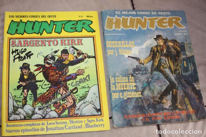 C&oacute;mics: Hunter, el mejor comic del Oeste n&ordm;s 06 y 11 (ed. RIEGO/NORMA). - Foto 1