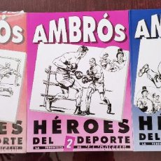 Cómics: HEROES DEL DEPORTE (COLECCION COMPLETA) - AMBROS (EL BOLETIN 1993) - ED. LIMITADA 500 EJEMPLARES