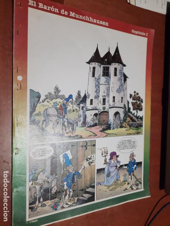 Comics: EL BARON DE MUNCCHAUSEN. CHIQUI DE LA FUENTE. 17 CAP&Iacute;TULOS DE PRENSA. GRAPA. BUEN ESTADO.