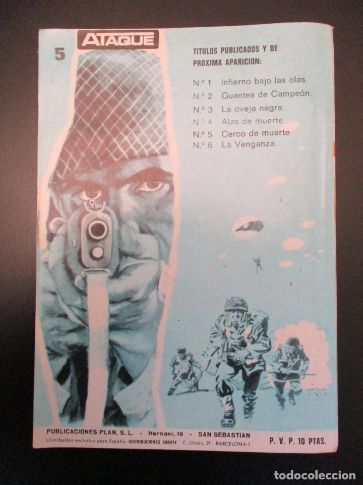 C&oacute;mics: ATAQUE (1969, PLAN) 5 &middot; 1970 &middot; CERCO DE MUERTE - Foto 3