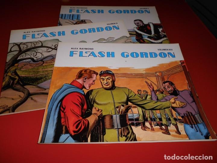 C&oacute;mics: Flash Gordon - Alex Raymond - volumen VIII - IX y X - B.O. - Foto 1