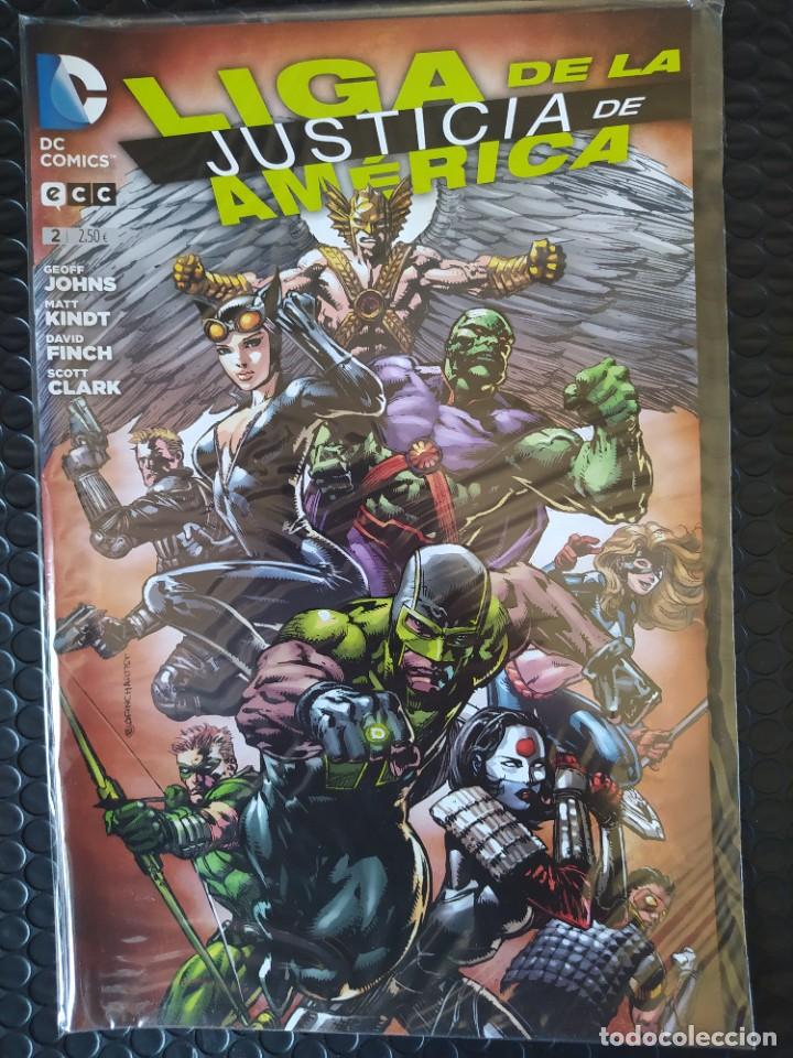 C&oacute;mics: DESCATALOGADO 2012-LIGA JUSTICIA AM&Eacute;RICA #2 -ECC-DC-NUEVO(NM)-BOLSA & BACKBOARD