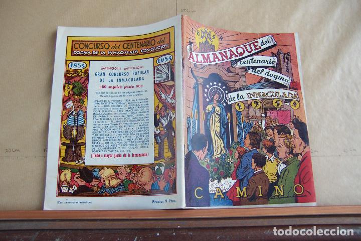 C&oacute;mics: camino, almanque 1954, centenario del dogma de la inmaculada - Foto 1