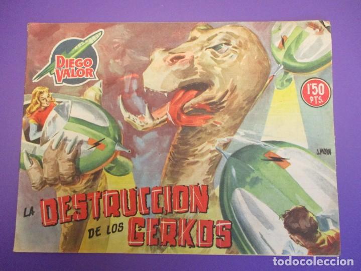 C&oacute;mics: DIEGO VALOR (1957, CID) 35 &middot; 1956 &middot; LA DESTRUCCION DE LOS GERKOS - Foto 1