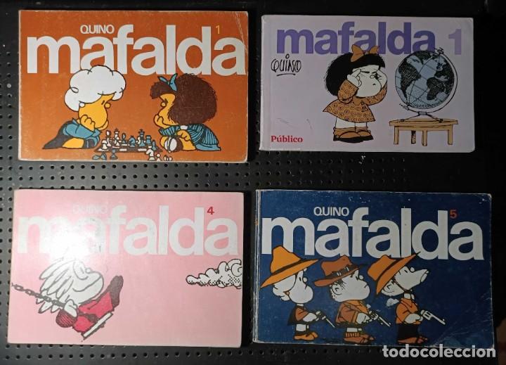 C&oacute;mics: Cuatro Libros de Mafalda (Vol&uacute;menes 1, 1 p&uacute;blico, 4, 5) - Foto 1