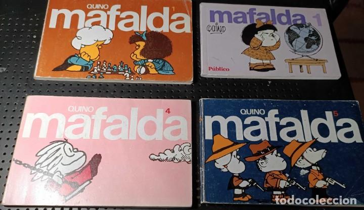 C&oacute;mics: Cuatro Libros de Mafalda (Vol&uacute;menes 1, 1 p&uacute;blico, 4, 5) - Foto 2