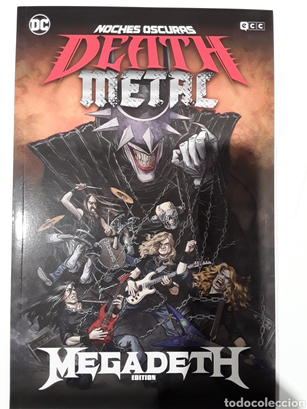 C&oacute;mics: Noches oscuras. Death metal 1 Megadeth edition (R&uacute;stica) - ECC c&oacute;mics - Foto 1