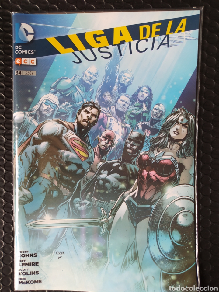 C&oacute;mics: DESCATALOGADO-LIGA DE LA JUSTICIA #34-JOHNS-(ECC) 2012-NUEVO(NM)-BOLSA & BACKBOARD