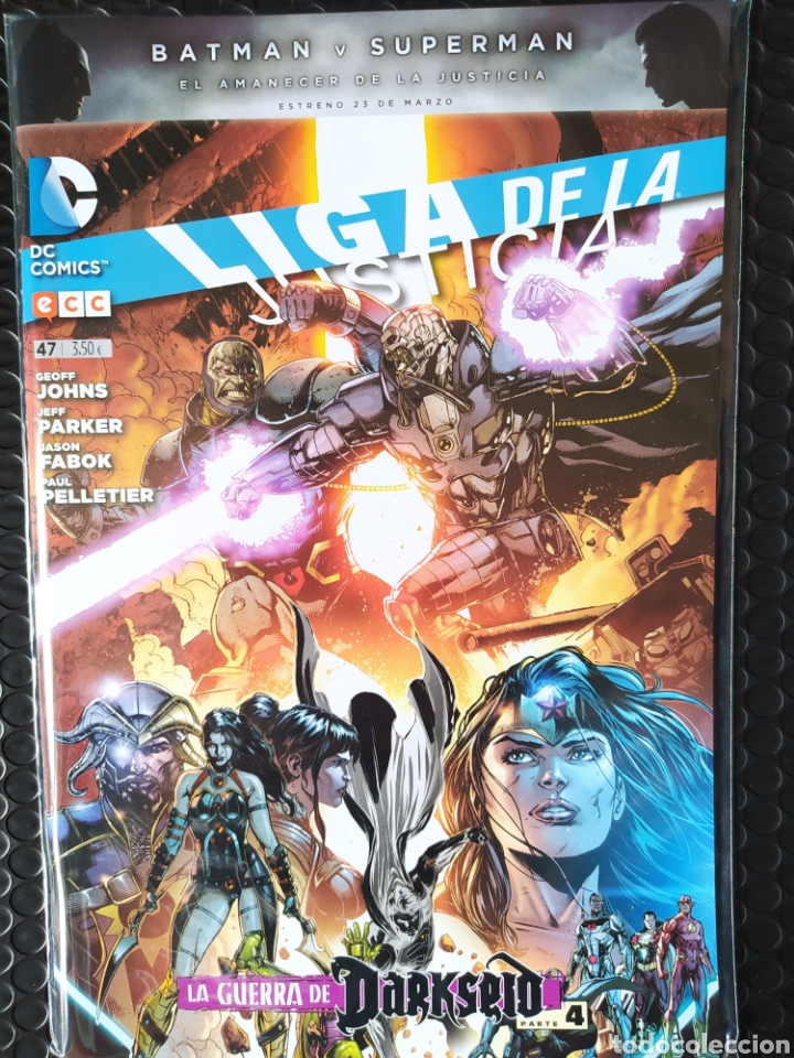 C&oacute;mics: DESCATALOGADO-LIGA DE LA JUSTICIA #47 -ECC-2012-NUEVO-BOLSA & BACKBOARD