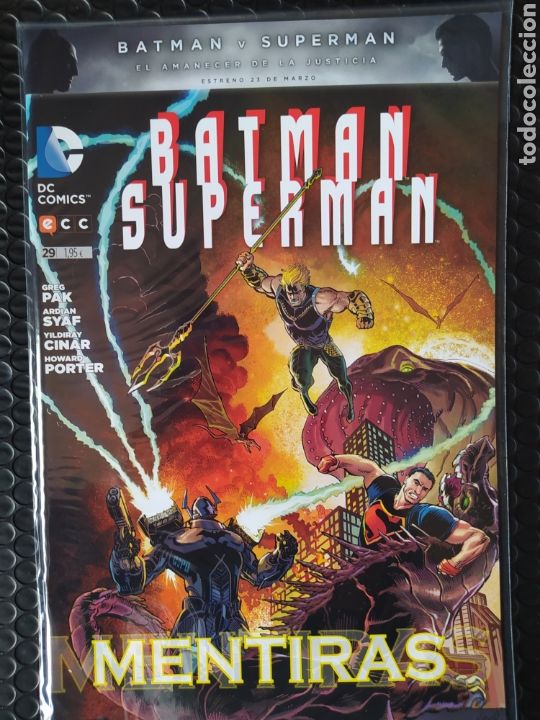 C&oacute;mics: DESCATALOGADO-BATMAN/SUPERMAN #29-ECC-NUEVO-BOLSA & BACKBOARD - Foto 1