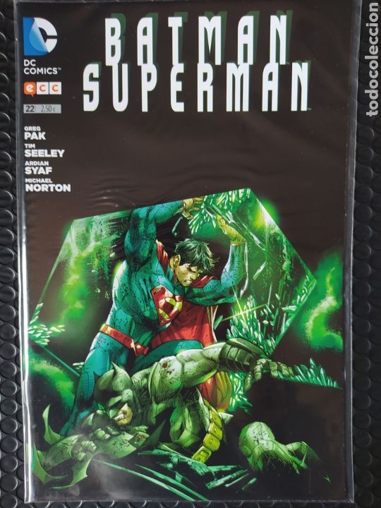 C&oacute;mics: BATMAN/SUPERMAN #22-ECC-NUEVO-BOLSA & BACKBOARD - Foto 1
