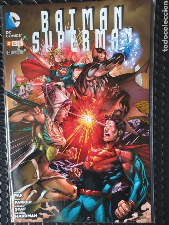 C&oacute;mics: DESCATALOGADO-BATMAN/SUPERMAN #21-ECC-NUEVO-BOLSA & BACKBOARD - Foto 1