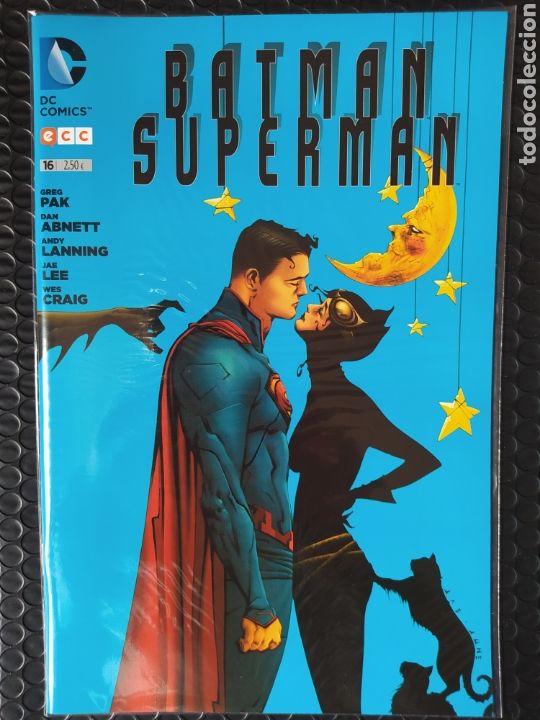 C&oacute;mics: DESCATALOGADO-BATMAN/SUPERMAN #16-GREG PAK-ECC-NUEVO-BOLSA & BACKBOARD - Foto 1